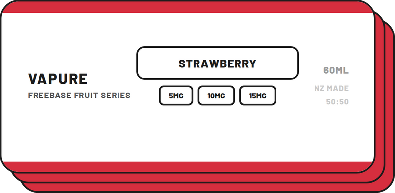 Vapure Fruit Series Freebase | NZ-Made 60ml Vape Juice