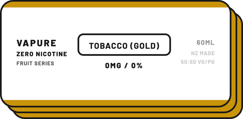 VAPURE Zero Nicotine -Classic Series 60mL | 0mg Vape Juice - NZ Vapez 