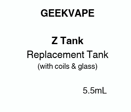 Geekvape Z Sub Ohm SE Tank — NZ Vapez